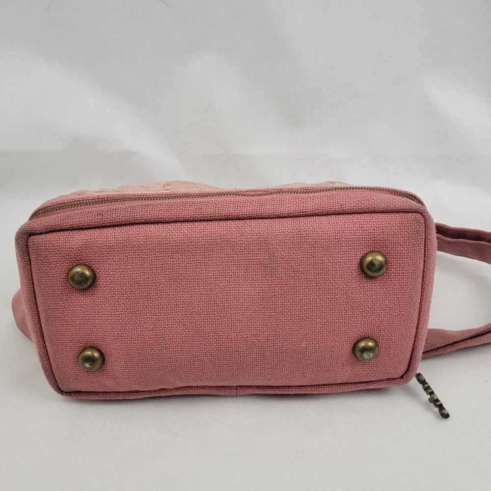 Petunia Pickle Bottom Cake Society Satchel Strawberry PINK Cut Velvet Tapestry